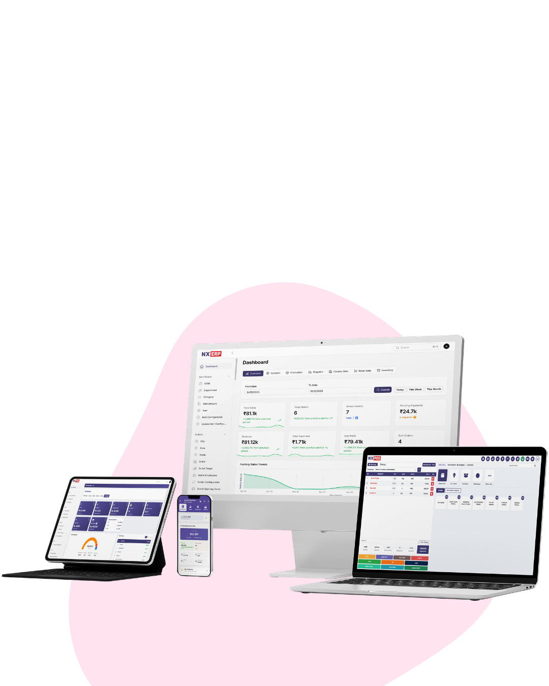 ERP System Mockup